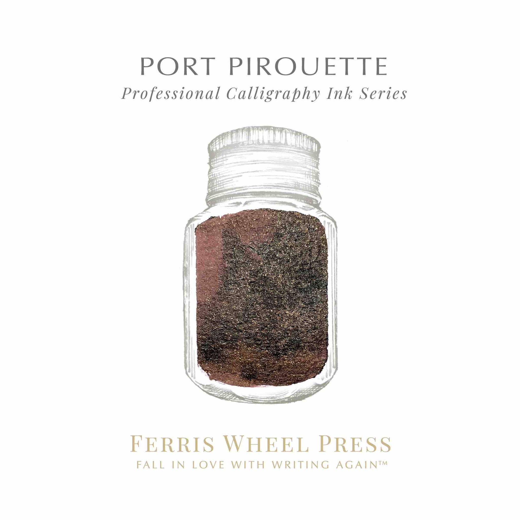 Ferris Wheel Press Calligraphy Ink - Port Pirouette 28 ml