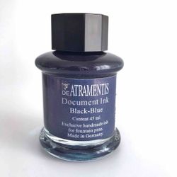 De Atramentis Document Ink - Black Blue 45 ml