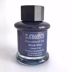 De Atramentis Document Ink - Black Blue 45 ml