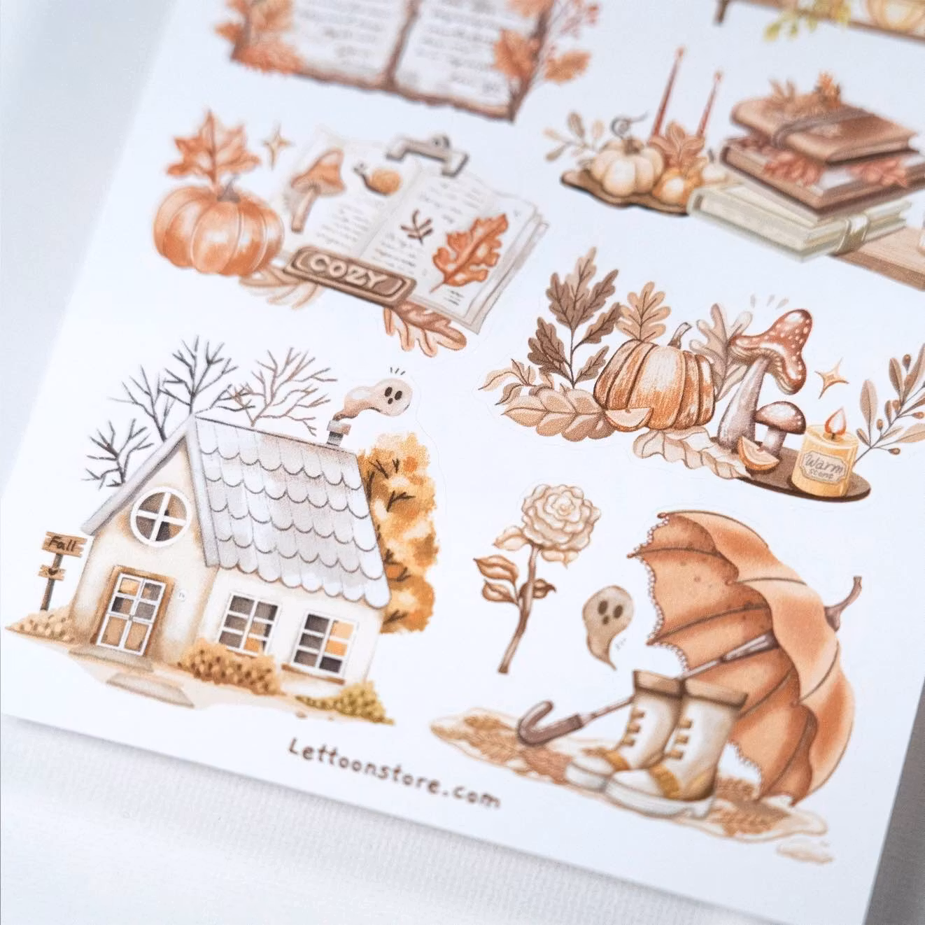 Stickers Lettoon - Cozy Autumn 2 ark