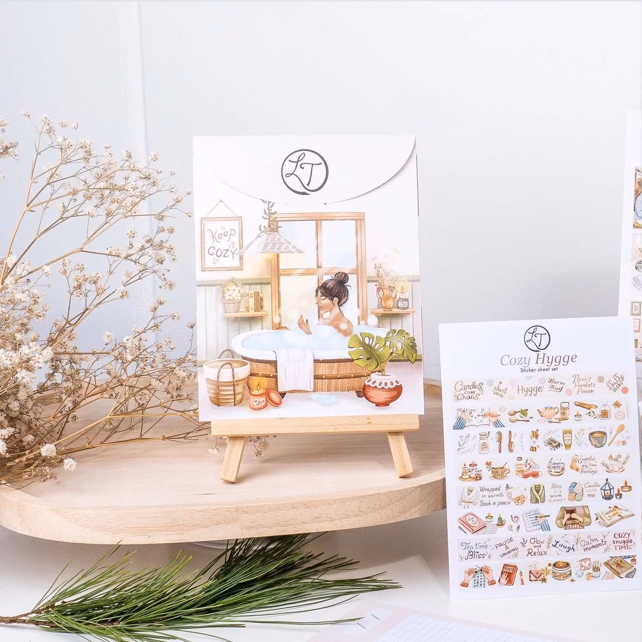 Stickers Lettoon - Cozy Hygge 5 ark