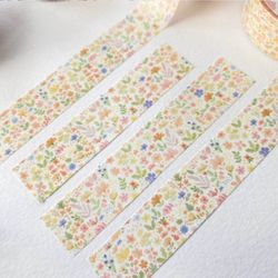 Washi tape Lettoon - Blooming Flower 15 mm