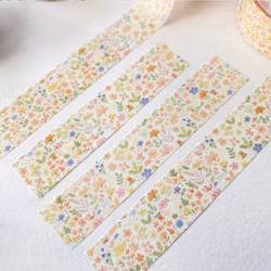 Washi tape Lettoon - Blooming Flower 15 mm