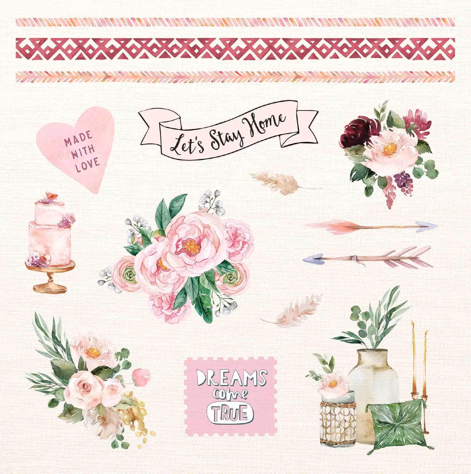 Stickersbok Boho Dreams (750 stickers)