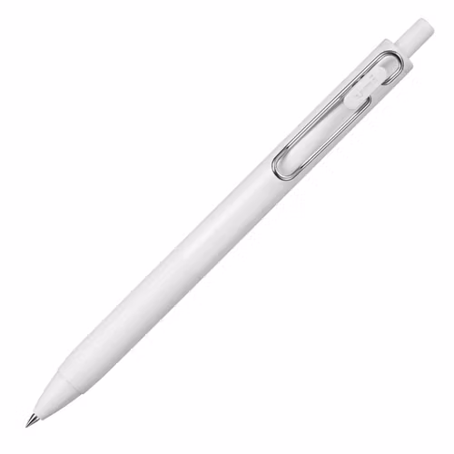 Uni-ball One Gelpenna White Ink 0.38 mm