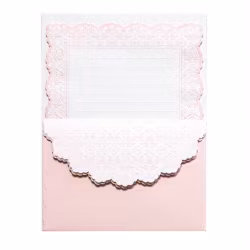 Stationery set Tsutsumu Company - Arabesque Pink