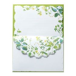 Stationery set Tsutsumu Company - Green Garden