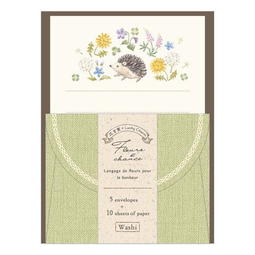 Stationery set Nuku - Hedgehog Mini