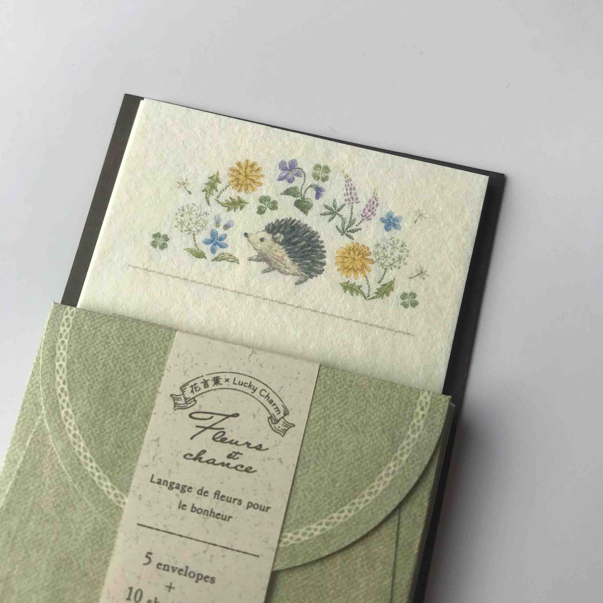 Stationery set Nuku - Hedgehog Mini