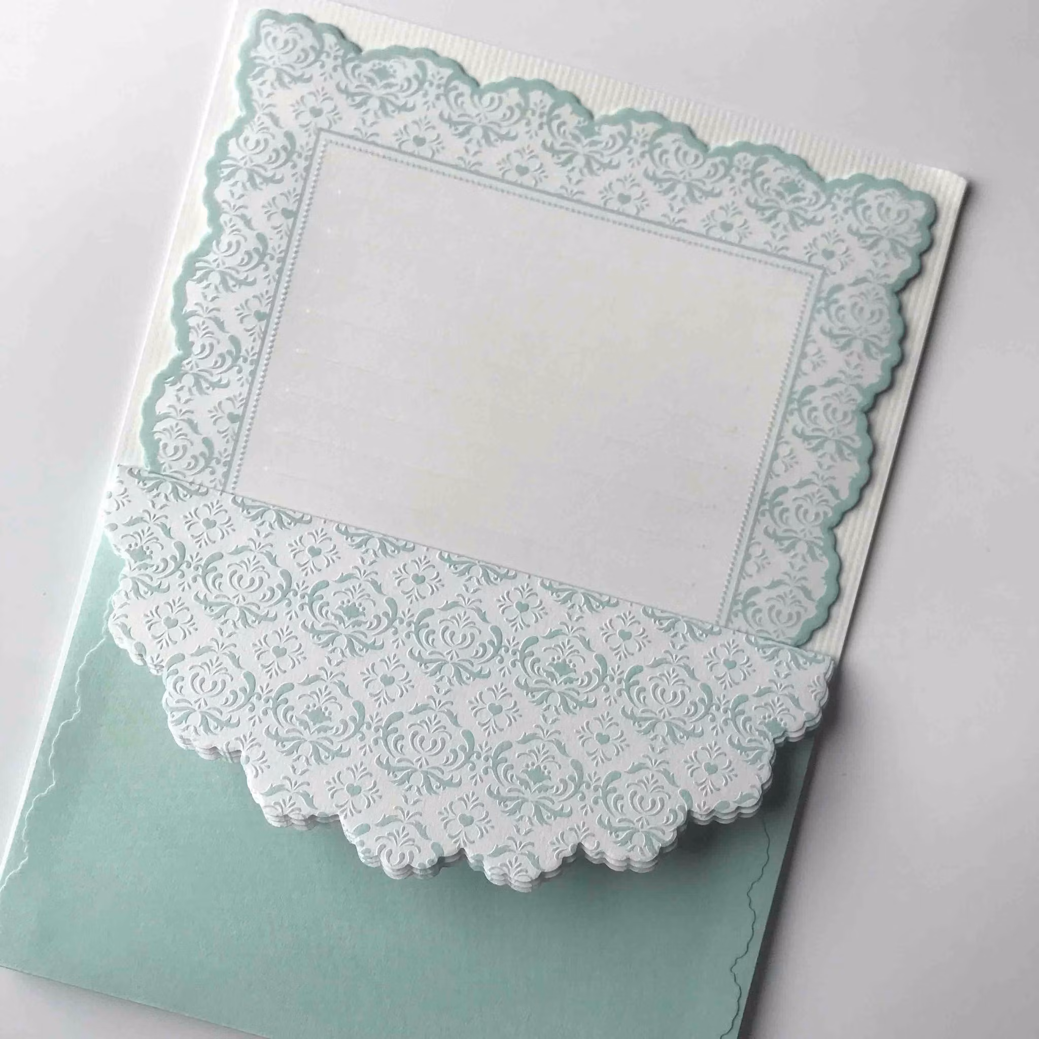 Brevpapper Tsutsumu Company - Arabesque Blue