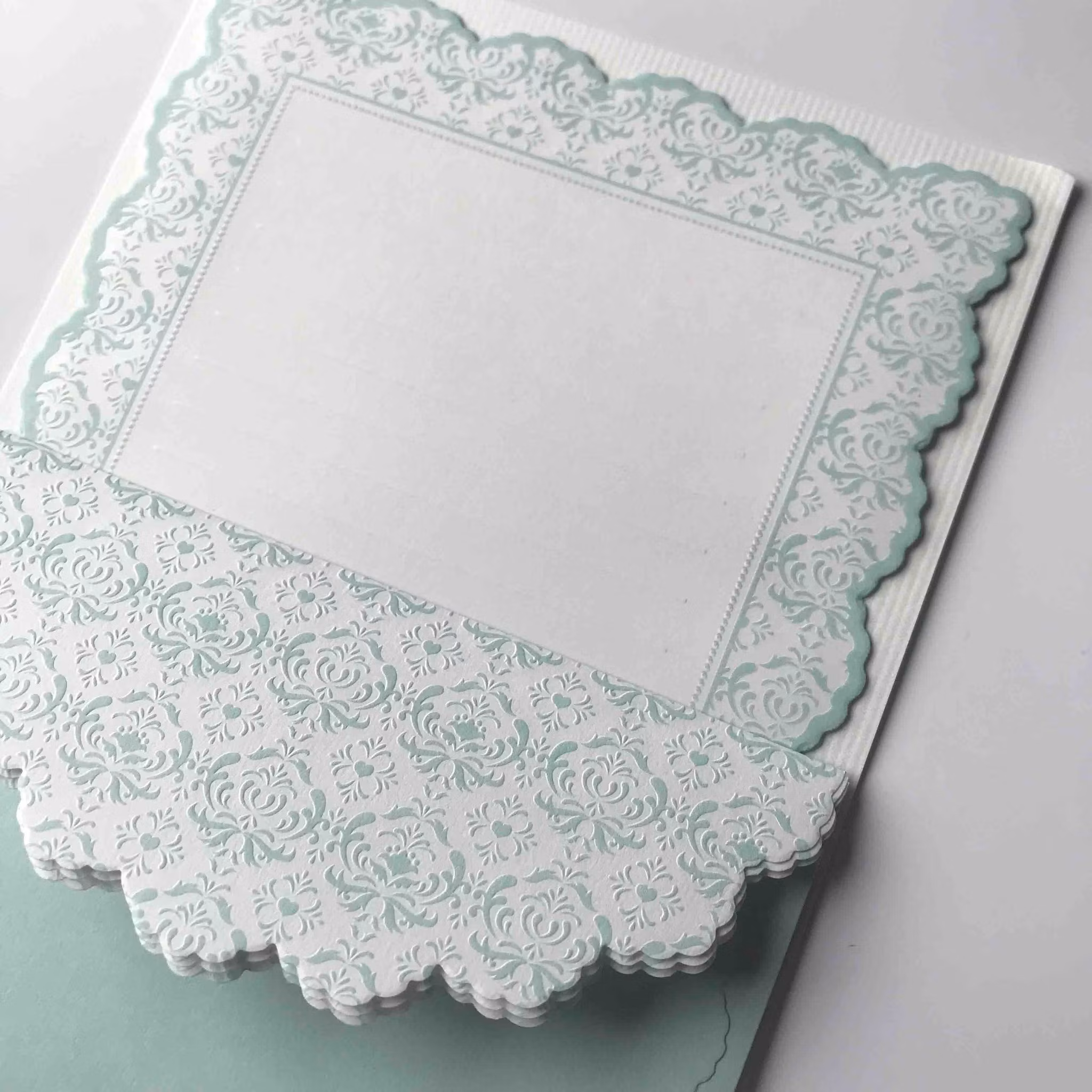 Brevpapper Tsutsumu Company - Arabesque Blue