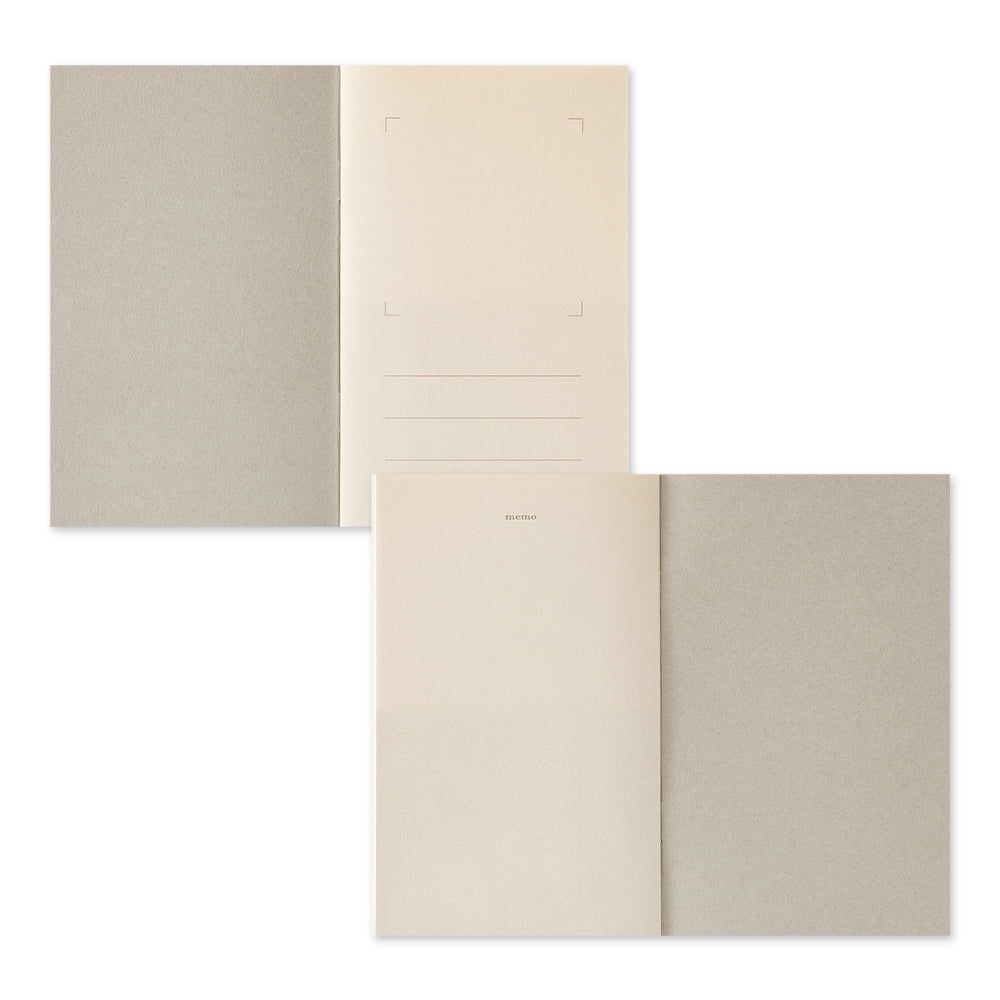 Midori Sticker Book with Pocket Gray