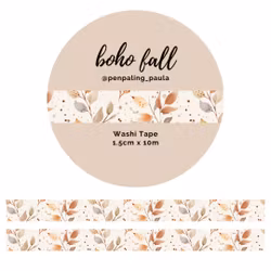 Washi Tape Penpaling Paula - Boho Fall 15 mm