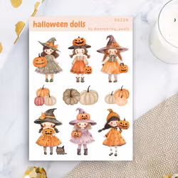 Stickers Penpaling Paula - Halloween Dolls