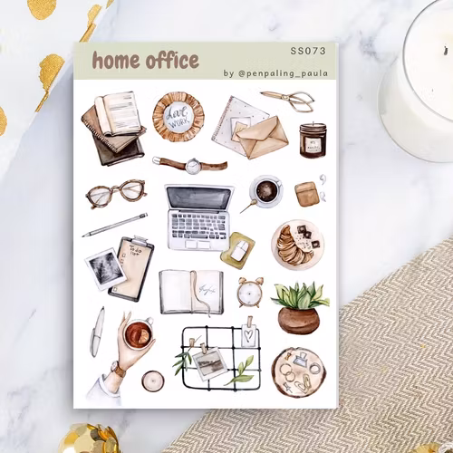 Stickers Penpaling Paula - Home Office