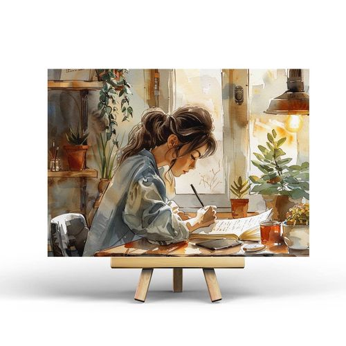 Postcard Penpaling Paula - Home Office