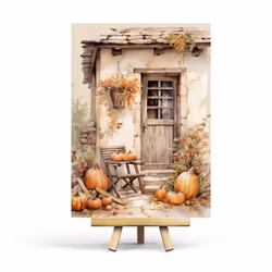 Postcard Penpaling Paula - Autumn House