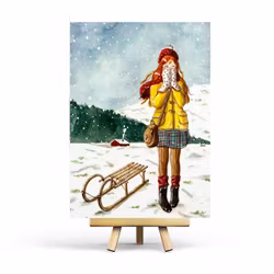 Postcard Penpaling Paula - January