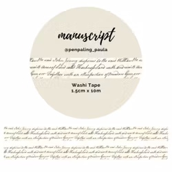 Washi Tape Penpaling Paula - Manuscript 15 mm