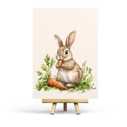 Postcard Penpaling Paula - Carrot Bunny