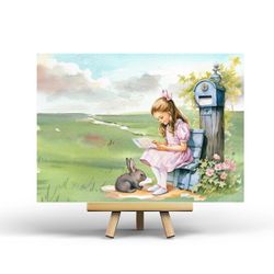 Postcard Penpaling Paula - Retro Kid