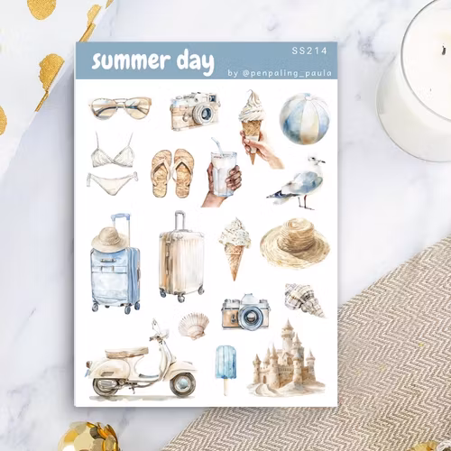 Stickers Penpaling Paula - Summer Day