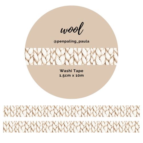 Washi Tape Penpaling Paula - Wool 15 mm