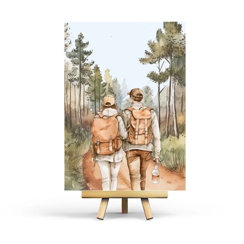 Vykort Penpaling Paula - Hiking Together