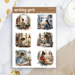 Stickers Penpaling Paula - Writing Girls