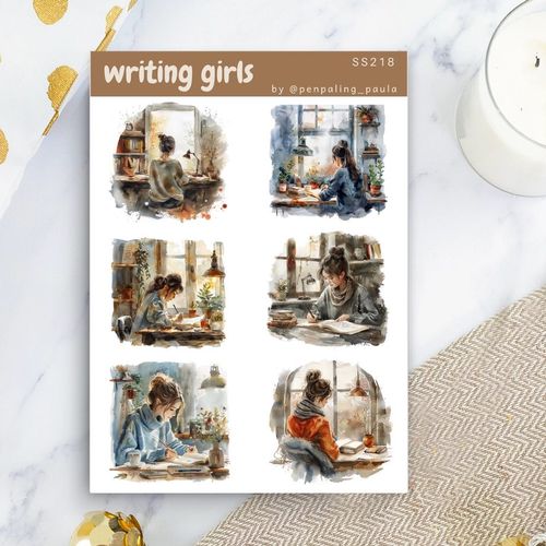Stickers Penpaling Paula - Writing Girls