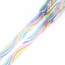 Washi Tape Willwa - Rainbow Sparkles 10 mm