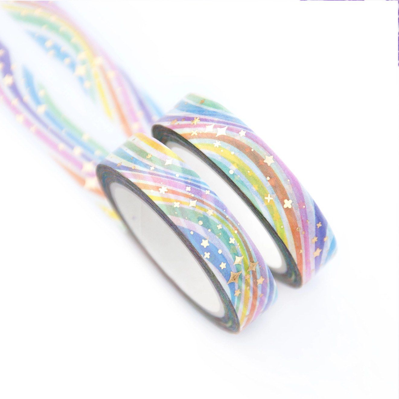 Washi Tape Willwa - Rainbow Sparkles 10 mm