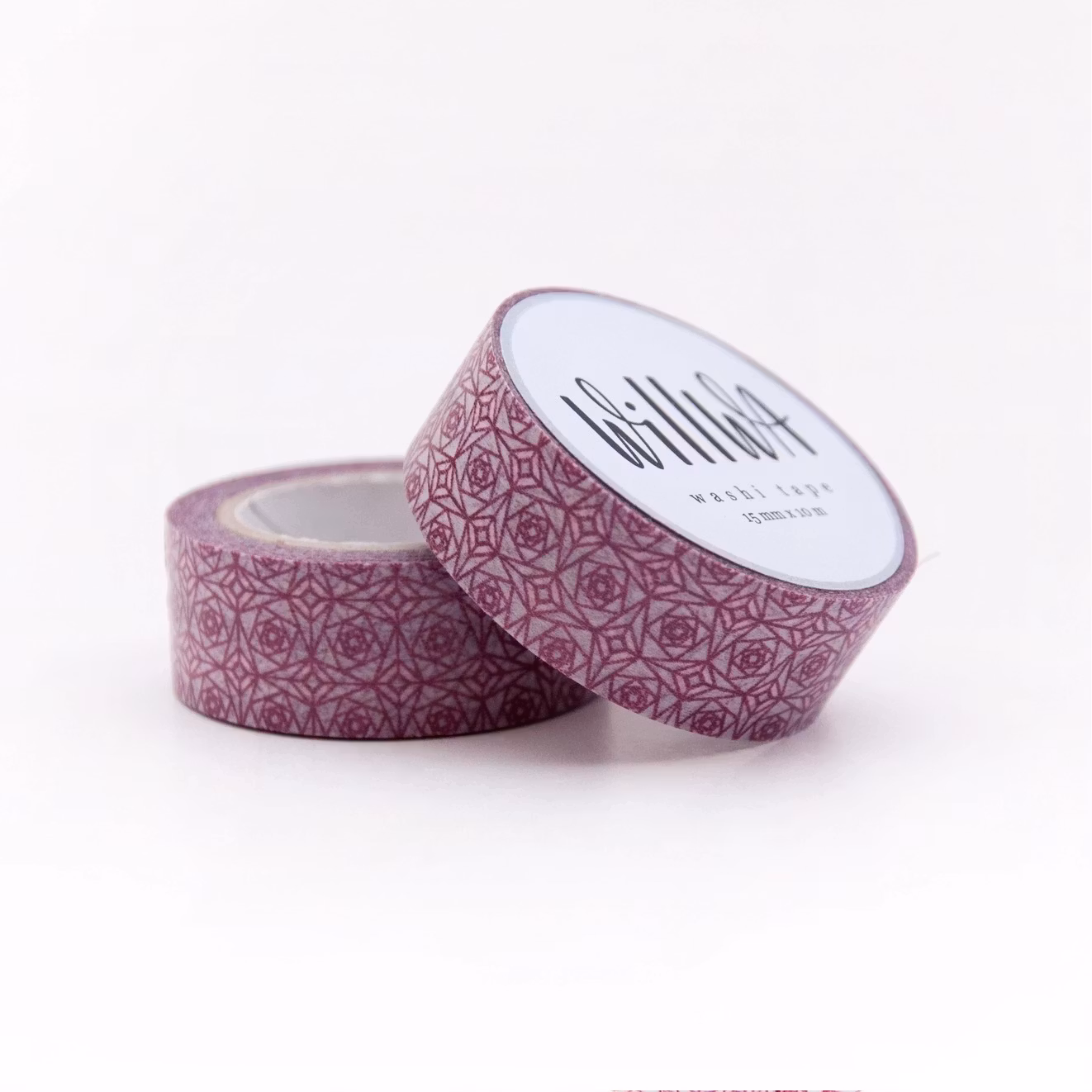 Washi tape Willwa - Square Roses 15 mm