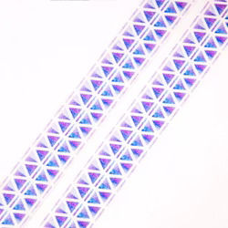 Washi tape Willwa - Blue & Purple Kaleido 15 mm