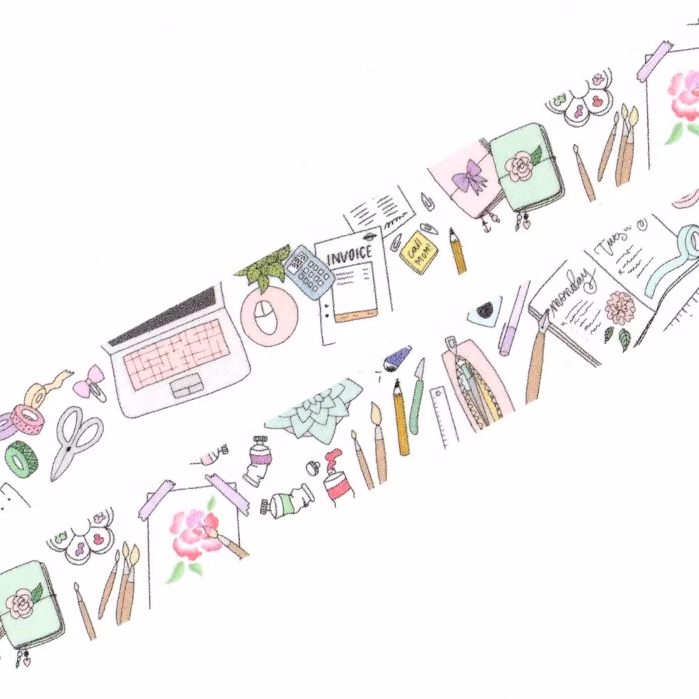 Washi tape Willwa - My Everyday Workspace 15 mm