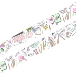 Washi tape Willwa - My Everyday Workspace 15 mm