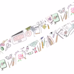 Washi tape Willwa - My Everyday Workspace 15 mm