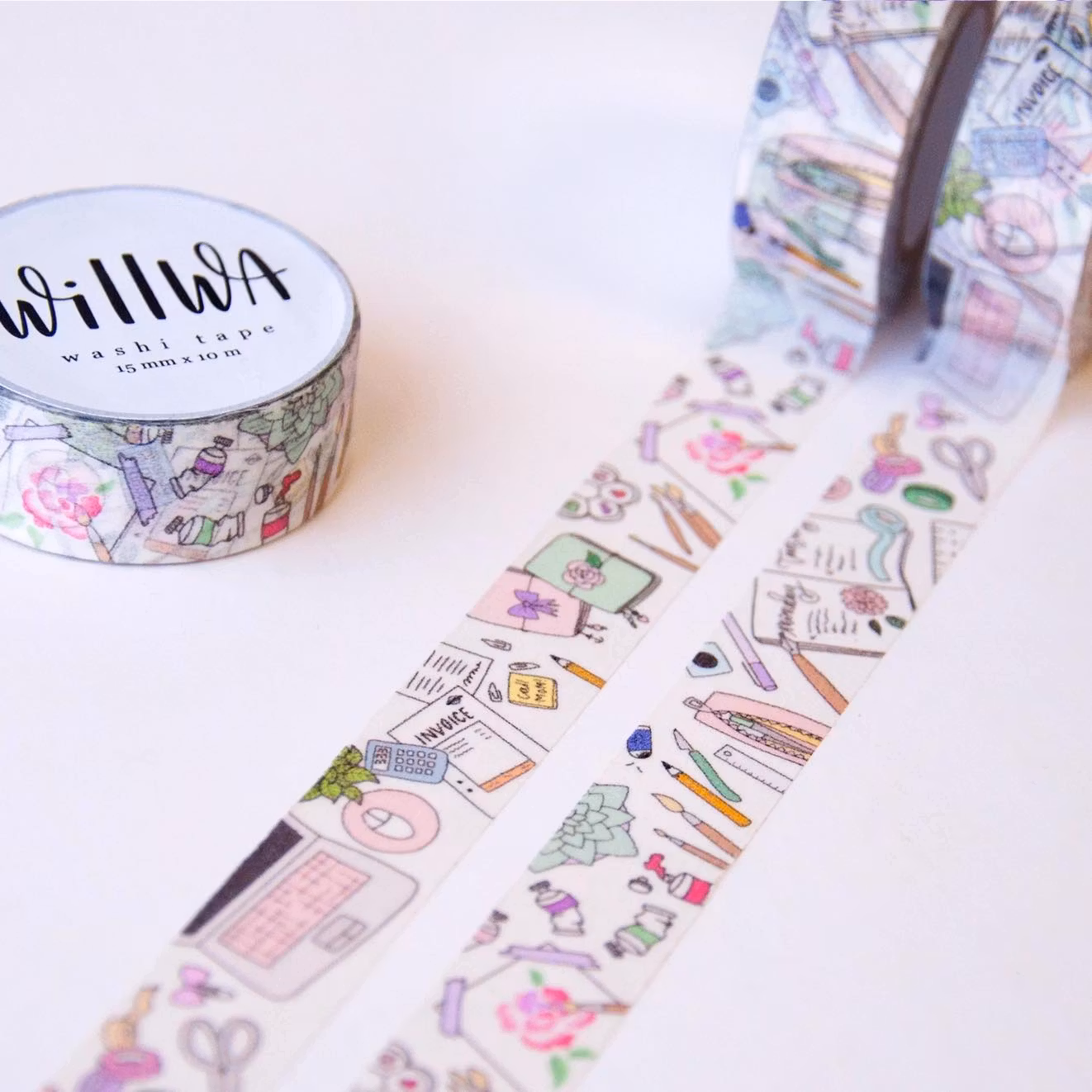 Washi tape Willwa - My Everyday Workspace 15 mm