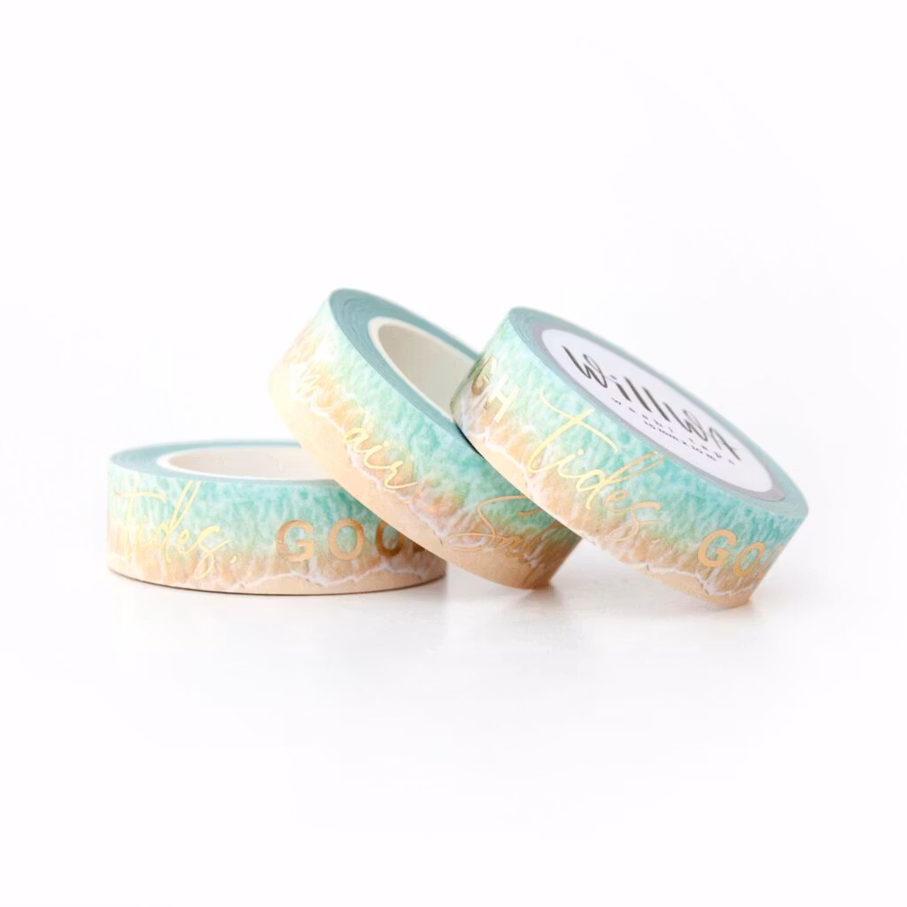 Washi tape Willwa - Serene Waves 15 mm