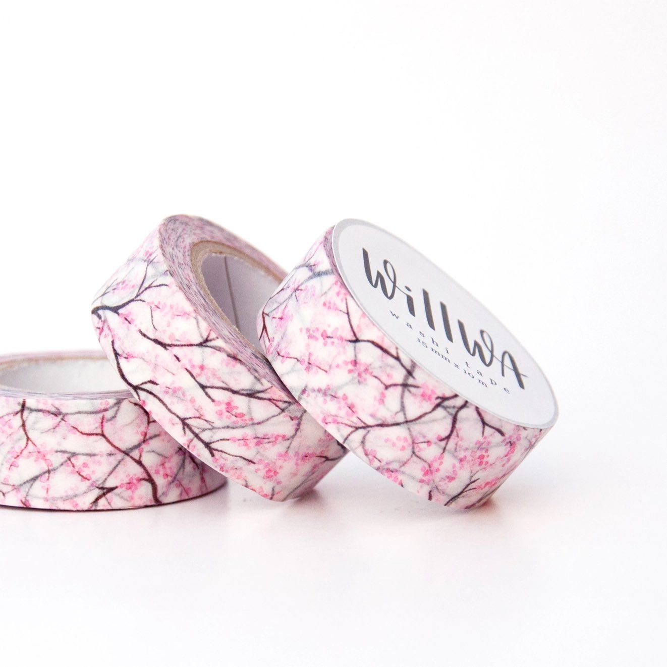 Washi tape Willwa - Cherry Blossoms 15 mm