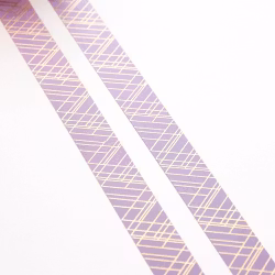 Washi tape Willwa - Sophisticated Lines Purple 15 mm
