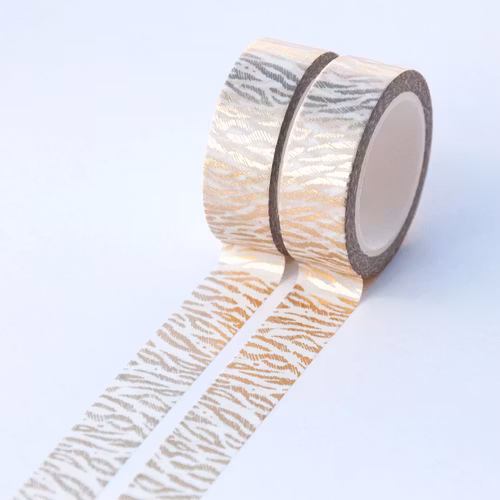Washi tape Willwa - Golden Tiger Fur 15 mm