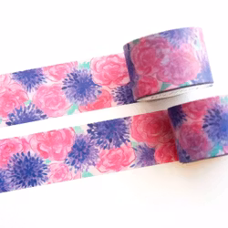 Washi tape Willwa - Ocean of Flowers 30 mm