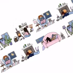 Washi tape Willwa - Cozy Reading Weather 30 mm