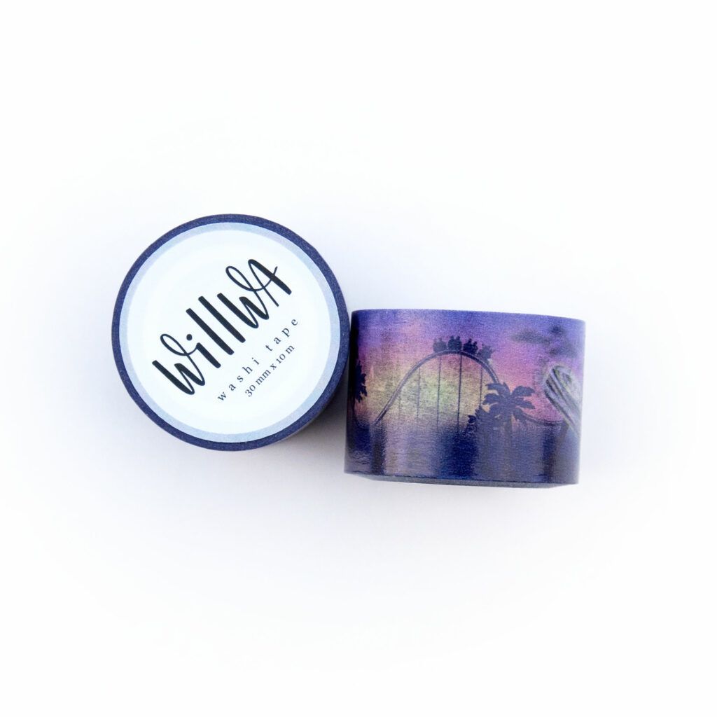 Washi tape Willwa - Evening Rides 30 mm