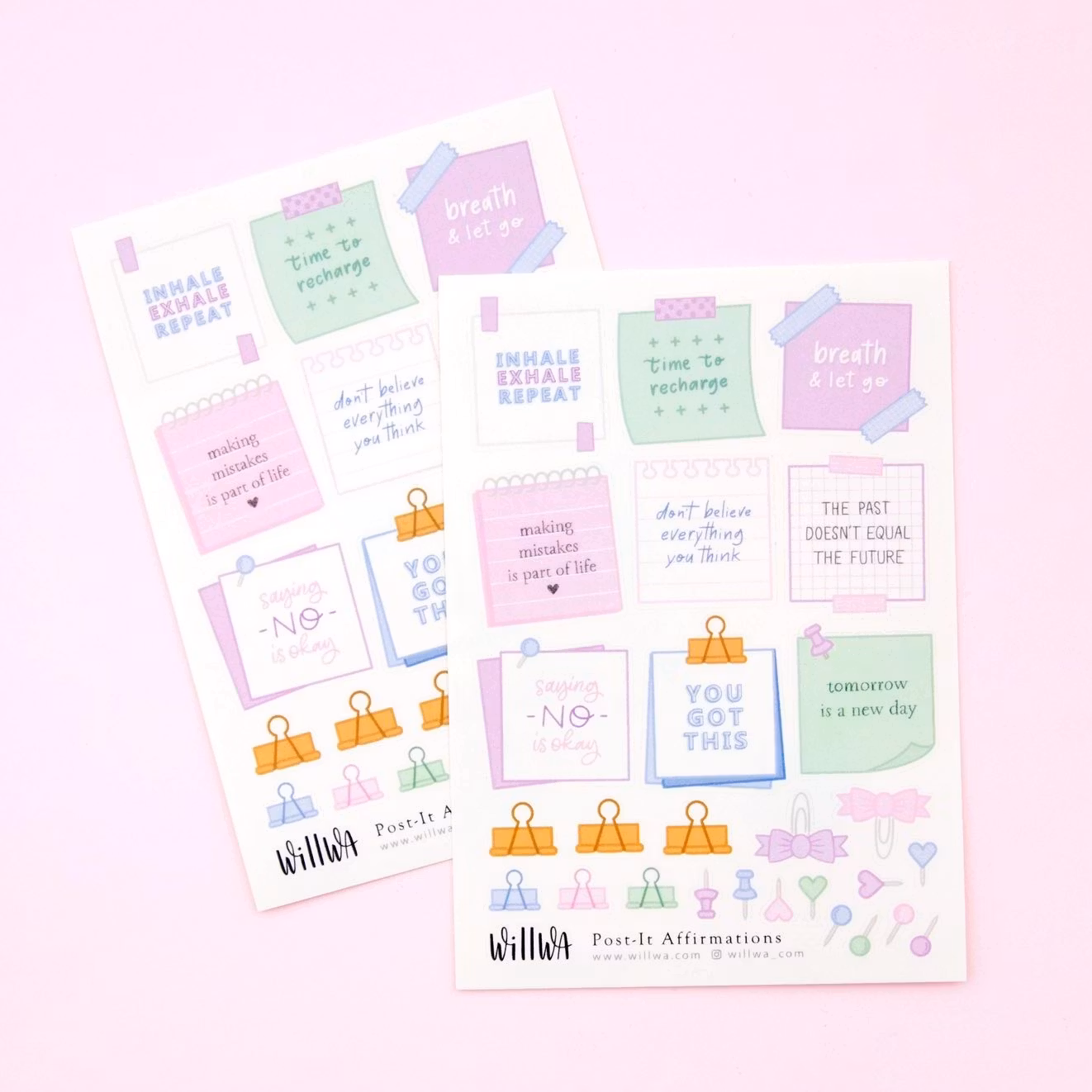 Stickers Willwa - Post it Affirmations