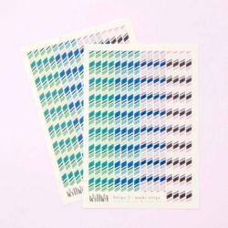 Stickers Willwa - Striped Washi Strips