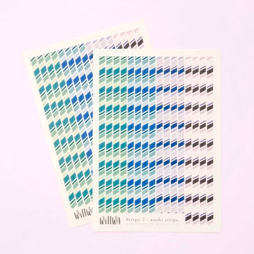 Stickers Willwa - Striped Washi Strips