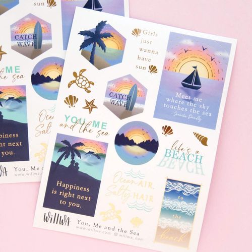 Stickers Willwa - You, Me & the Sea