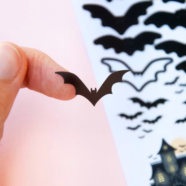 Stickers Willwa - Bats & Haunted Houses
